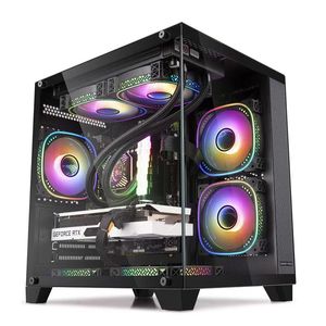 New Design <strong>case</strong> <strong>Computer</strong> <strong>ITX</strong> MATX Gamer Cabinet Casing <strong>Horizontal</strong> Durable Aluminum Tempered Glass Panel <strong>Mini</strong> Pc Gaming <strong>case</strong> Atx - Product Image 3