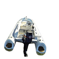 Bateau gonflable 12 lignes, 4.3m de long, accessoire chinois pour bateau à côtes, gomme 4-5m