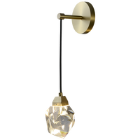 Lustre LED suspendu en cristal de luxe, design moderne, luminaire décoratif d'intérieur, lampe de chevet, éclairage de salle de bains, nouveau modèle
