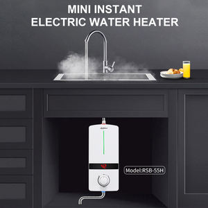 5500W Instant Electric Water Heater Stainless Steel Heating Body LED Temperature Display Plastic Housing English Hotel Household - Product Image 5