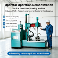 Machine de rectification verticale pour vannes – Équipement industriel de réparation de vannes pour le rodage des sièges et des disques