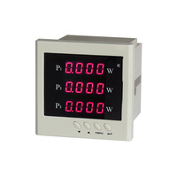 Medidor de Energía Digital Activo de 72/80/96 mm para Panel de Control de Distribución Eléctrica