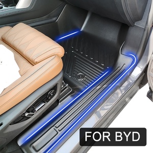Tapis de sol de voiture en TPE 5D antidérapant, imperméable, thermoplastique, pour l'intérieur de la voiture, compatible avec Byd Tang EV DMI - Product Image 2