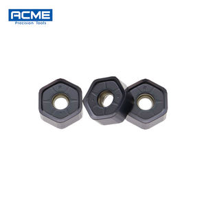 Plaquettes de fraisage en carbure à double face à alimentation rapide, revêtement PVD, HNMX0906ANSN-R OEM pour outils de coupe de matériaux difficiles à traiter - Product Image 2