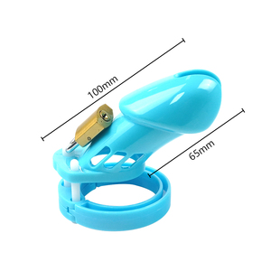 Dispositivo di Castità Maschile Sexbay con Lucchetto in Plastica, Prodotto per Adulti, Anelli per Pene, Gabbia per il Pene Magic Love XW3004 - Product Image 3