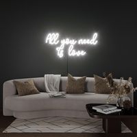 Desain Gratis, Yang Anda Butuhkan Hanya Cinta, Lampu Neon LED Custom, Tanpa Minimum Order, Dropshipping untuk Dekorasi Kamar Tidur, Pesta Ulang Tahun, Rumah, Pernikahan