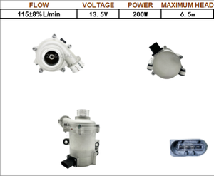Pompe à eau électrique de haute qualité pour moteur BMW N20 OE 11517597715 11517571508 Pièces automobiles Système de refroidissement - Product Image 4
