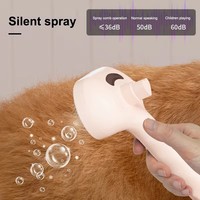 Brosse à vapeur professionnelle 3 en 1 pour chat, peigne électrique d'épilation pour animaux de compagnie avec autonettoyant et antistatique pour un toilettage efficace