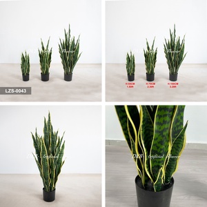 Indoor Succulents Artificial Nature Garden Decor Tropical Green <b>Trees</b> Artificial Snake Plant Potted <b>Tree</b> - Product Image 2