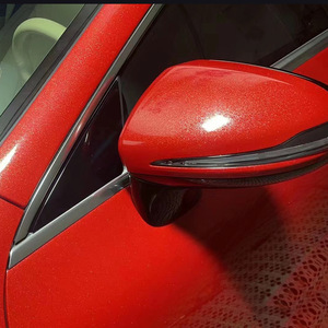 WRAPMASTER 1.52*17m <span class=keywords><strong>Film</strong></span> autocollant en vinyle rouge scintillant pour voiture en PVC auto-adhésif avec couverture anti-rayures pour la carrosserie - Product Image 2