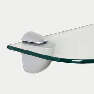 Paire de pinces pour étagère midi en aluminium, support <span class=keywords><strong>d</strong></span>'étagère en verre métallique pour la cuisine et la salle de bain - Product Image 4
