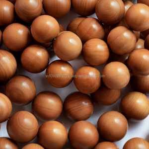 Vente en gros prières tibétaines Perles de mala en bois de santal Perles en bois de qualité supérieure pour les pratiques spirituelles - Product Image 1