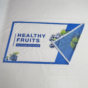 Tùy Chỉnh 100% Polyester Không Thấm Nước Không Khí Lưới Dệt Vải Biểu Ngữ Truyền Nhiệt In Treo Thiết Kế Cho Quà Tặng Chào Mừng Cờ - Product Image 3