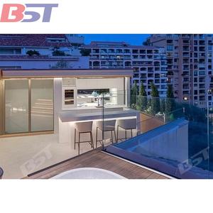 La barra per bere esterna bianca personalizzata di lusso progetta la cucina all'aperto personalizzata per l'isola - Product Image 2