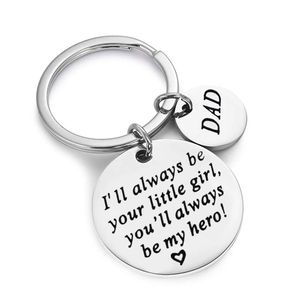 Llavero de regalo del Día del Padre para papá, <span class=keywords><strong>siempre</strong></span> serás <span class=keywords><strong>mi</strong></span> héroe, cumpleaños, regalo del día de San Valentín para papá de hija, <span class=keywords><strong>hijo</strong></span>, niños, esposa, nuevo - Product Image 5