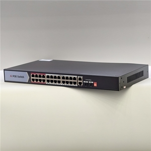 อุปกรณ์ไฟเบอร์ออปติก 100Mbps 1000Mbps สวิตช์ PoE อัจฉริยะแบบไม่ต้องจัดการ VLAN Division Switch Watchdog - Product Image 6