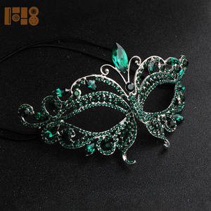 <span class=keywords><strong>Masque</strong></span> de princesse d'Halloween incrusté de diamants <span class=keywords><strong>fait</strong></span> à la <span class=keywords><strong>main</strong></span> pour les mariages - Product Image 6