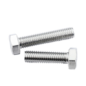 Eight Directions 304 Stainless Steel Hex Bolts M52 M56 M64 Fully Threaded DIN933 Grade B A2-70 Construction Industry - Product Image 1