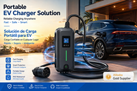 Chargeur EV portable 32A Wi-Fi triphasé 11 kW AC Type 1 Type 2 GBT Station 3,5 kW 7 kW 22 kW, conçu pour les distributeurs - Meilleures ventes