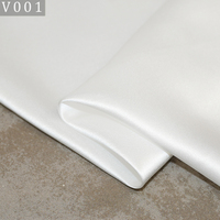 Weißer Weicher Brautstoff Bio Natur Vintage Hochzeit Meterware Tussah Luxus Charmeuse 100% Reine Seiden-Satin-Stoff für Damen