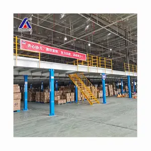 China shelf factory warehouse equipment 800kg per square meters heavy duty mezzanine floor rack supplier