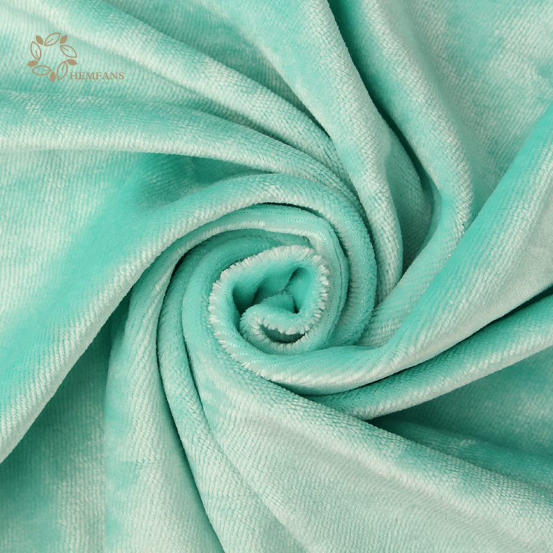 Comfortable Soft Bamboo Velour Fabric for