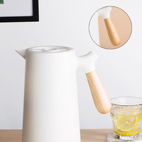 Théière à café NORDIC WHOLESALE 1L, thermos sous vide pour la maison, théière à café avec doublure en verre, pot thermique, bouteille d'eau chaude