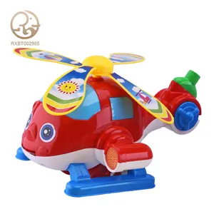 Çocuk karikatür el itme uçak bebek arabası yürüteç tekerlekler oyuncak yürümeye başlayan eğitici oyuncaklar ebeveyn-çocuk etkileşimi