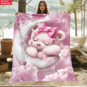 Manta de Franela con Diseño de Muñeco de Nieve, Manta para Siesta, Reversible, Cálida y Acogedora para el Invierno, con Estampado Personalizado - Product Image 2