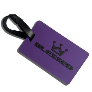 Vendeur chaud conçu étiquettes de bagage étiquettes carrées imprimées en caoutchouc PVC Silicone <span class=keywords><strong>pour</strong></span> étiquette en tissu de vêtement - Product Image 1