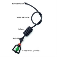 Prix de vente 40cm 45cm 50cm 60cm 80cm Accessoire d'arrosage suspendu pour l'irrigation du jardin