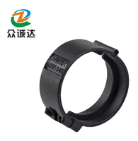 Custom Plastic Retaining Clip, C-Type Open Ring OEM Injection Molding Service