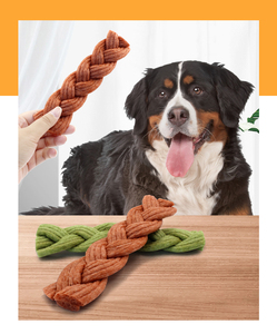 Spuntini dentali per cani naturali di vendita caldi personalizzabili simulazione intrecciati bully sticks easy to digestive dog chew Pet treats - Product Image 3