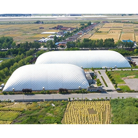 Dôme de football gonflable d'extérieur, structure autoportante, hall, bâtiment gonflable, entrepôt, dômes sportifs
