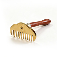 Outil Gua Sha en cuivre doré avec planche de raclage pour la relaxation musculaire du corps entier et des soins du visage