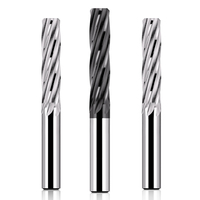 Outils Lucas : Fraise spirale à 4 cannelures en carbure de tungstène revêtu d'AlTin H7 pour machines-outils CNC, ODM OEM