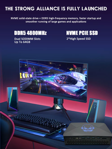 Discrete Graphics Card RTX3060 Gaming PC 3 X HD-MI2.0 + 1 USB Type-C for 4K@60Hz, <b>2</b> <b>M</b>.<b>2</b> NVME <b>SSD</b> Designer Use HT120 Discrete Gra - Product Image 5