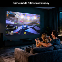 HQ11W V660 8-core CPU 1080P Projector 3600 ANSI 4K Smart Android Projectors DDR 4 3GB +64GB High Brightness Home Theater Beamer