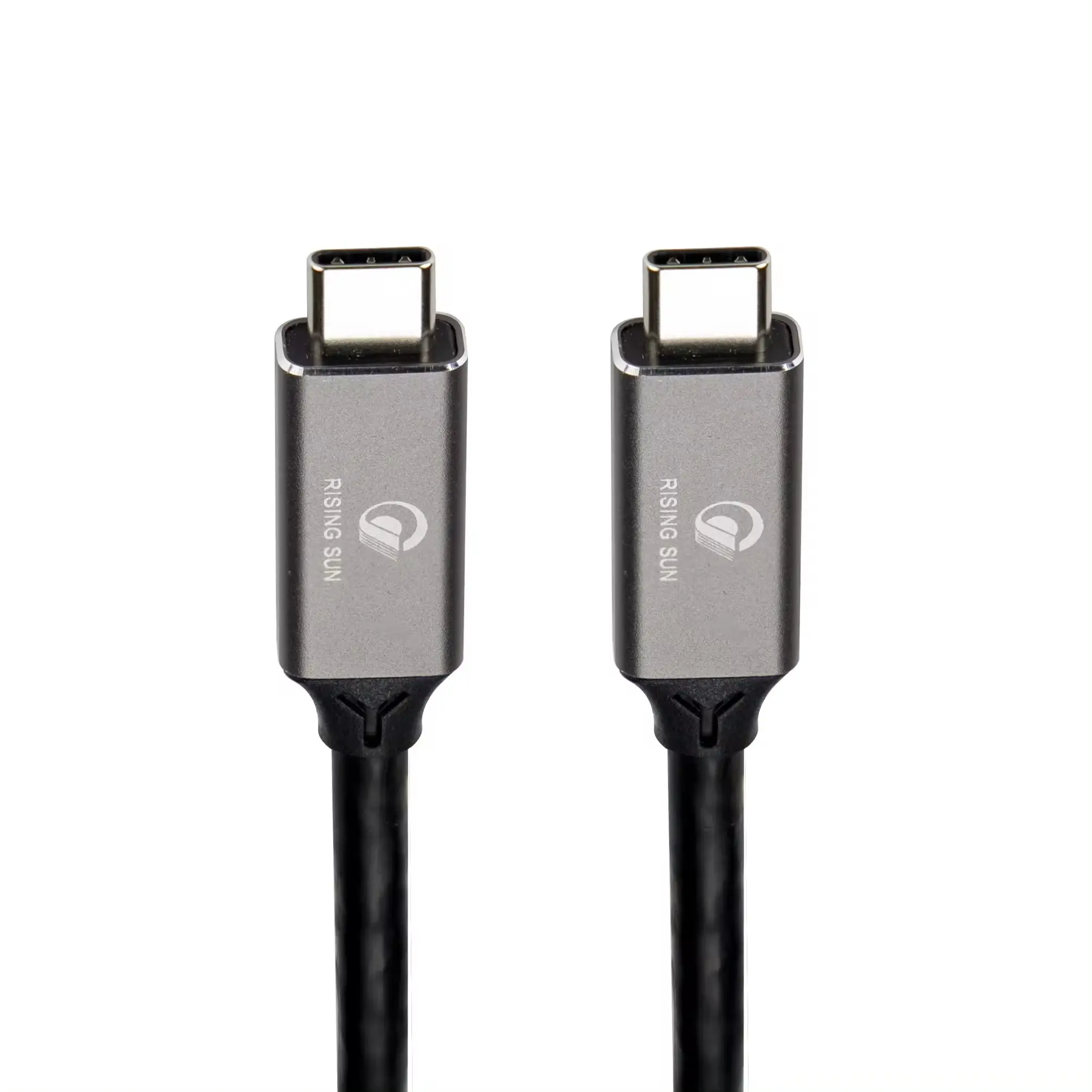 كابل شحن سريع من النايلون مضفر من النوع C إلى USB 2.0 من النوع C من نوع 5A و100 واط PD من OEM كابل لنقل البيانات لهواتف Samsung