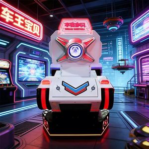 เครื่องเกมแข่งรถ 4D จำลองการขับรถแบบอาร์เคด ใช้เหรียญ  พร้อมแท่นเคลื่อนไหว ปรับแต่งได้ ภาษาอังกฤษ - Product Image 4