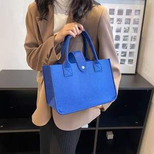 Bolsa de Fieltro en Oferta, 30*20*18cm, Promoción, Logotipo Personalizado Impreso, Bolsa de Mano para Mujer, Bolsa de Compras, Bolsa de Fieltro de Lana - Product Image 4