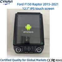 Écran radio 2DIN 12,1 pouces Lecteur DVD pour Ford F150 Raptor 2015-2021 Android Auto CarPlay sans fil Écran tactile BT5.0