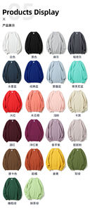 Sudadera Deportiva Unisex con Capucha, Cuello Redondo, Oversize, Cómoda, 100% Algodón, 280GSM, para Bordar, Venta al Por Mayor - Product Image 4