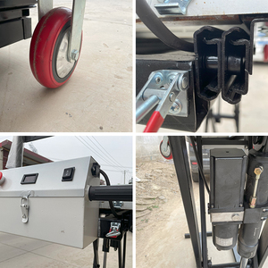 Hydraulic Lifting Platform Cargo Handling <strong>Trolley</strong> Customizable OEM <strong>Small</strong> Portable Scissor Lift Flatbed Trucks Iron Mesh - Product Image 4