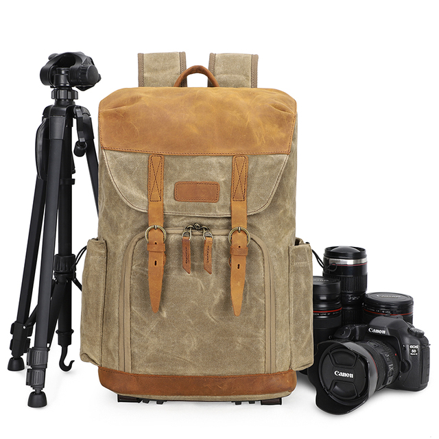 Factory Custom Camera Backpack for DSLR Mirrorless Professional Photography Bag with Tripod Holder 15 in Laptop Compartment