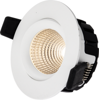 Spot LED Moderne en Aluminium à Installation Facile pour Maison et Hôtel, Blanc et Noir, Luminaire de Plafond Encastré COB Rotatif et Réglable
