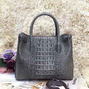 Sac fourre-tout en cuir de crocodile véritable en gros – Sac à main de luxe en cuir de crocodile de créateur |   Sac fourre-tout haut de gamme pour femmes OEM - Product Image 5