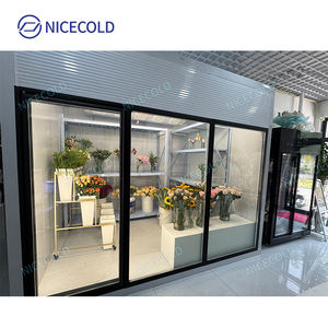 Exhibición de flores, cámara frigorífica, tiendas florales, refrigeradores de refrigeración con puerta de vidrio, expositor, walk-ins - Product Image 3