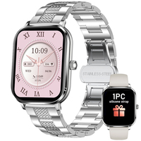 Nouveautés directes usine : Montre connectée AK108 avec écran IPS 1,82 pouces, appels, IPX8, fréquence cardiaque, SpO2, autonomie de 5 à 10 jours, multisports, fitness et suivi du sommeil