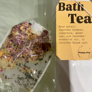 Bio-Spa Entspannende Rosen-Zitronen-Rosmarin Kräuter-Badeteebeutel mit Badesalz, Himalaya-Salzen und Epsom-Salzen für Badewannen - Product Image 3